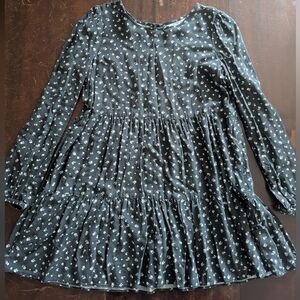 GAP Teen Floral Long Sleeve Dress Size 10 Girls